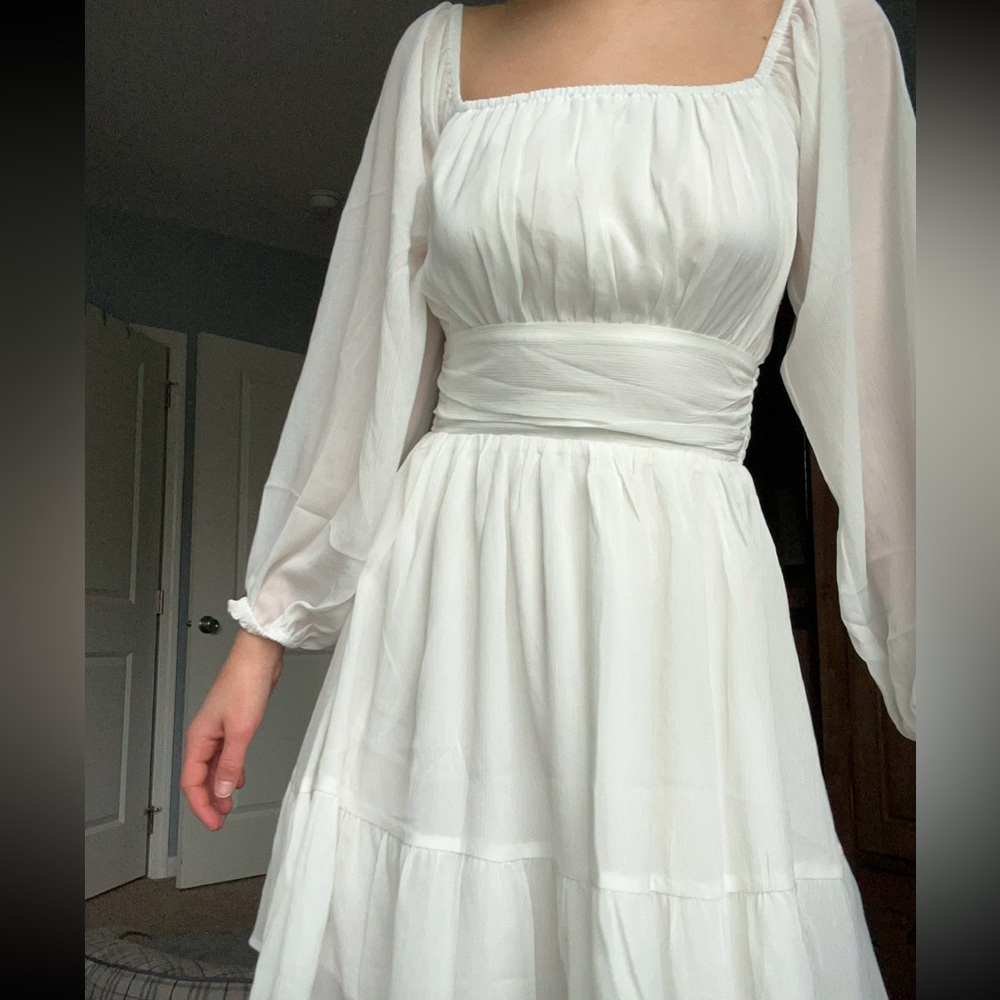 Square Neck Mini Dress